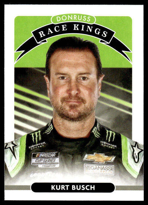 Kurt Busch 2021 Panini Donruss Racing Base Front of Card