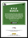 Kyle Busch 2021 Panini Donruss Racing Silver Back of Card