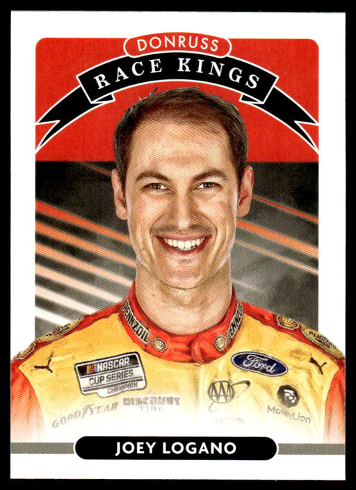 Joey Logano 2021 Panini Donruss Racing Base Front of Card