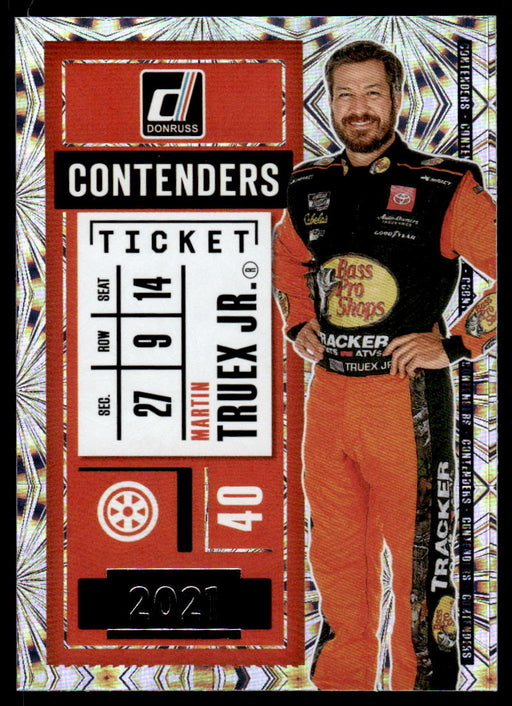 Martin Truex Jr. 2021 Panini Donruss Racing Contenders Front of Card