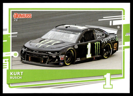 Kurt Busch 2021 Panini Donruss Racing Base Front of Card