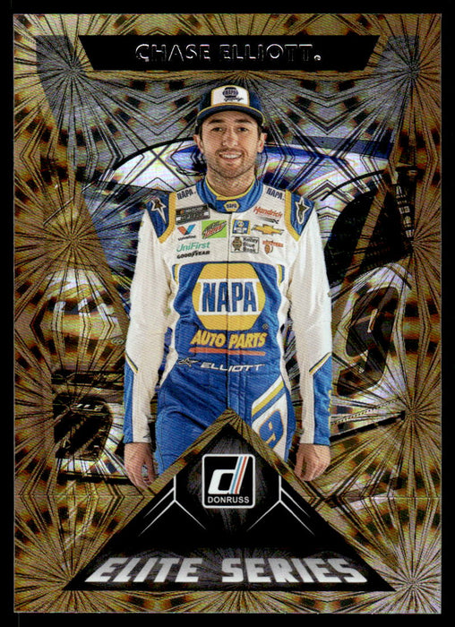 Chase Elliott 2021 Panini Donruss Racing Elite Series Front of Card