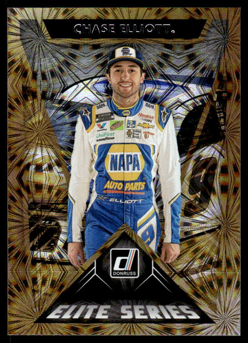 Chase Elliott 2021 Panini Donruss Racing Elite Series Front of Card