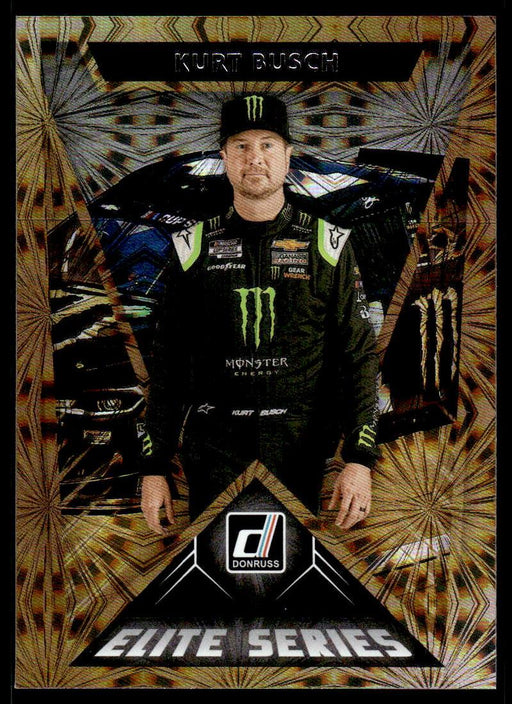 Kurt Busch 2021 Panini Donruss Racing Elite Series Front of Card