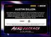 Austin Dillon 2021 Panini Donruss Racing Aero Package Back of Card