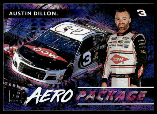 Austin Dillon 2021 Panini Donruss Racing Aero Package Front of Card