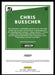 Chris Buescher 2021 Panini Donruss Racing Base Back of Card