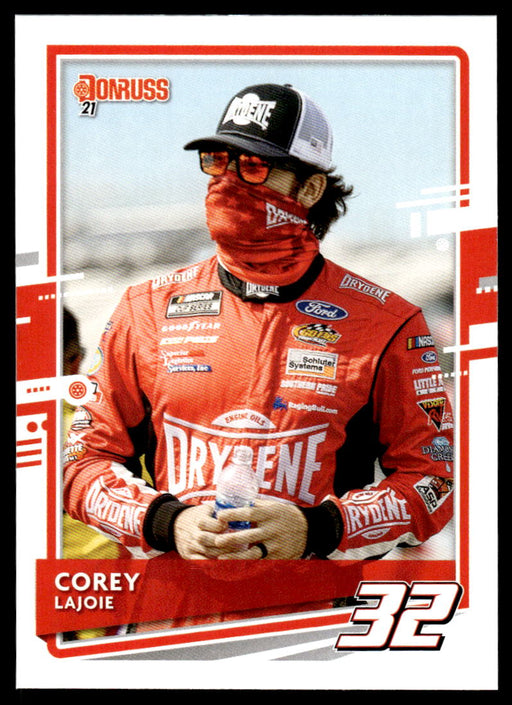 Corey LaJoie 2021 Panini Donruss Racing Base Front of Card