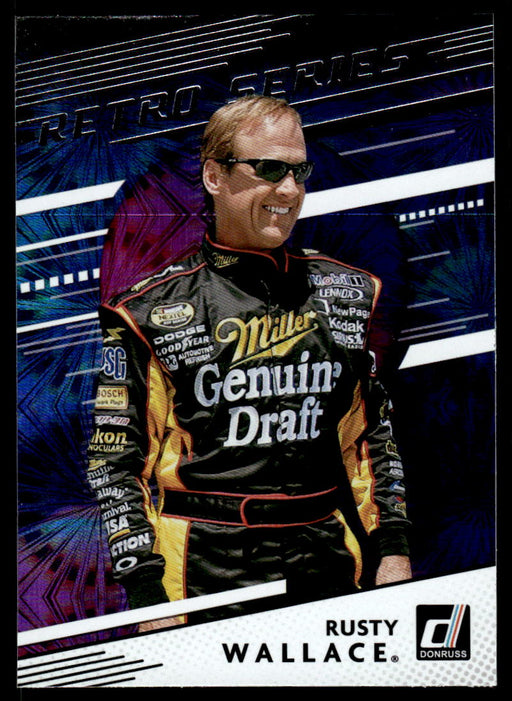 Rusty Wallace 2021 Panini Donruss Racing Retro Series Front of Card