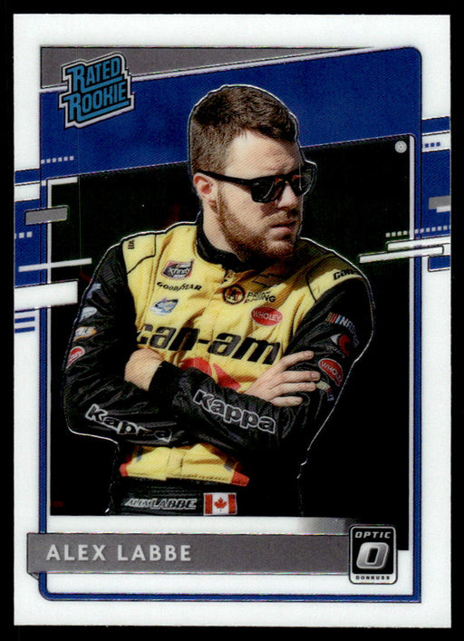 Alex Labbe 2021 Panini Donruss Racing Optic Front of Card