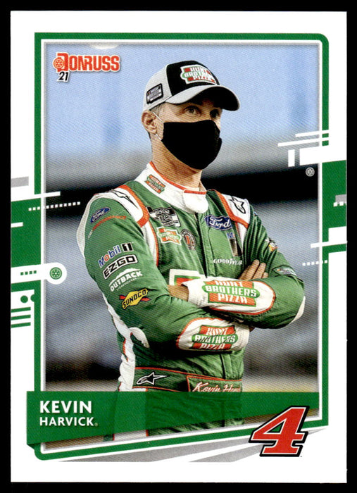 Kevin Harvick 2021 Panini Donruss Racing Base Front of Card