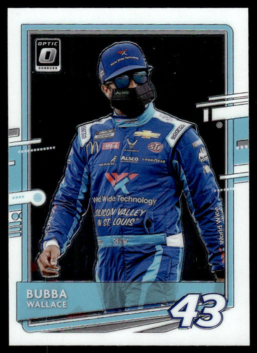 Bubba Wallace 2021 Panini Donruss Racing Optic Front of Card