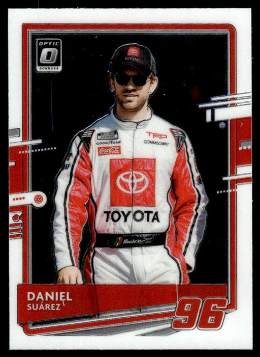 Daniel Suarez 2021 Panini Donruss Racing Optic Front of Card