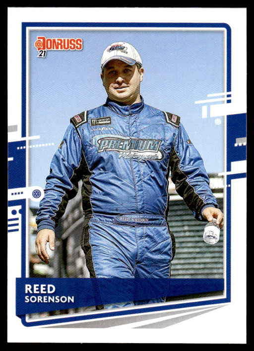 Reed Sorenson 2021 Panini Donruss Racing Base Front of Card