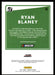 Ryan Blaney 2021 Panini Donruss Racing Base Back of Card