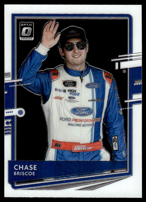 Chase Briscoe 2021 Panini Donruss Racing Optic Front of Card