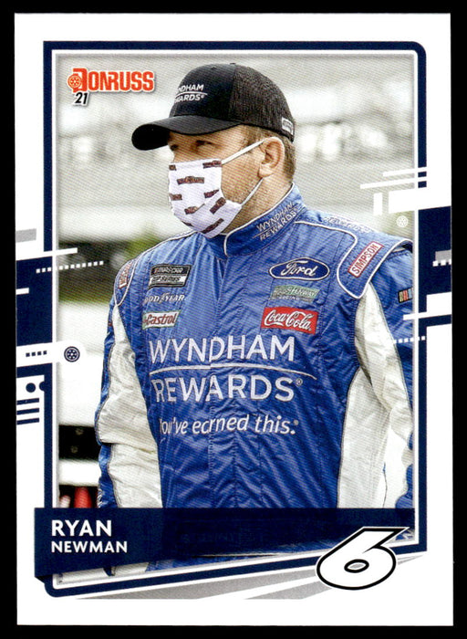 Ryan Newman 2021 Panini Donruss Racing Base Front of Card