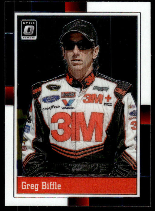 Greg Biffle 2021 Panini Donruss Racing Optic Front of Card