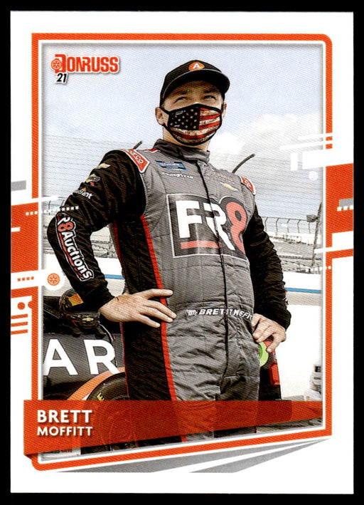 Brett Moffitt 2021 Panini Donruss Racing Base Front of Card