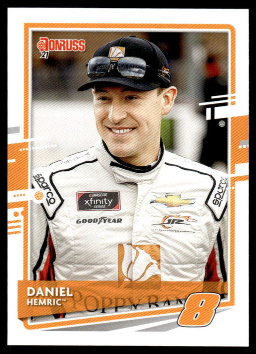 Daniel Hemric 2021 Panini Donruss Racing Base Front of Card