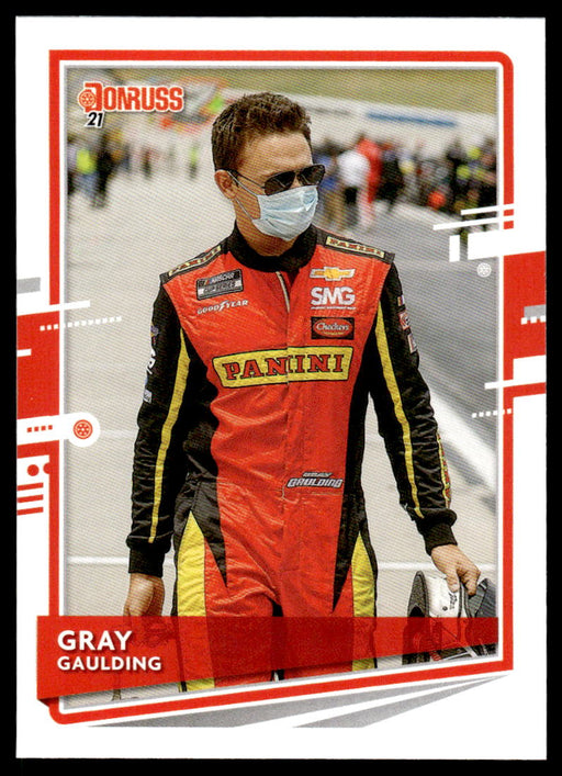 Gray Gaulding 2021 Panini Donruss Racing Base Front of Card