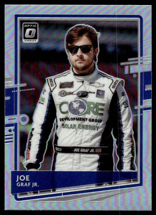 Joe Graf Jr. 2021 Panini Donruss Racing Optic Holo Front of Card