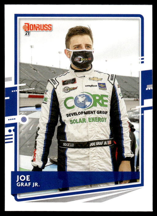 Joe Graf Jr. 2021 Panini Donruss Racing Base Front of Card