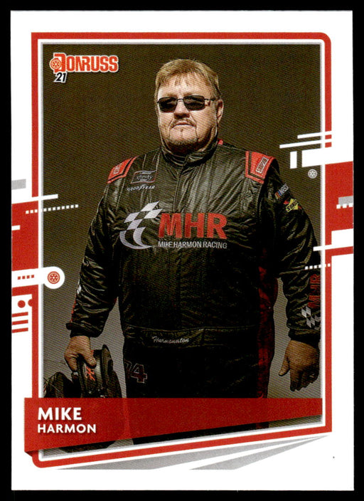 Mike Harmon 2021 Panini Donruss Racing Base Front of Card