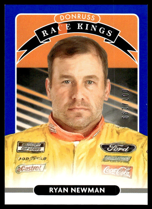 Ryan Newman 2021 Panini Donruss Racing Blue Front of Card