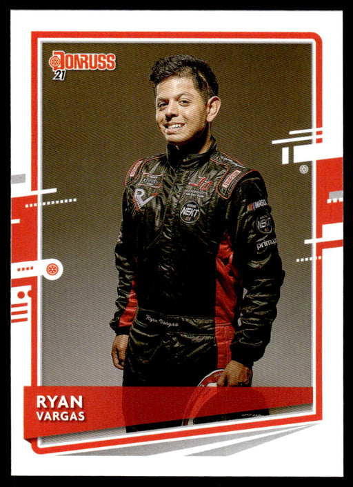 Ryan Vargas 2021 Panini Donruss Racing Base Front of Card