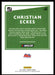 Christian Eckes 2021 Panini Donruss Racing Base Back of Card