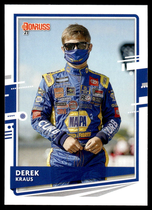 Derek Kraus 2021 Panini Donruss Racing Base Front of Card