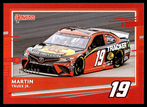 Martin Truex Jr. 2021 Panini Donruss Racing Red Front of Card