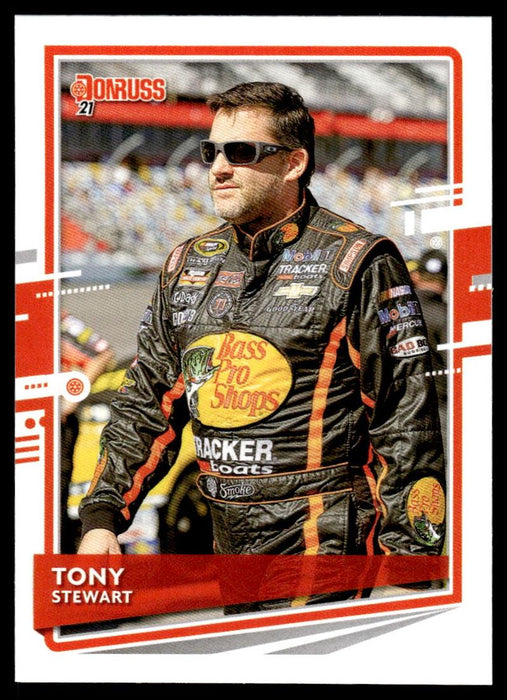 Tony Stewart 2021 Panini Donruss Racing Base Front of Card