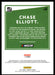 Chase Elliott 2021 Panini Donruss Racing Base Back of Card