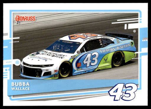 Bubba Wallace 2021 Panini Donruss Racing Base Front of Card