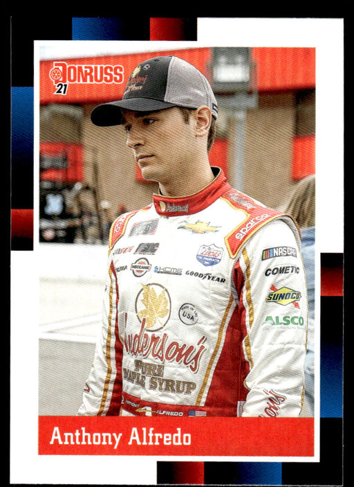 Anthony Alfredo 2021 Panini Donruss Racing Base Front of Card