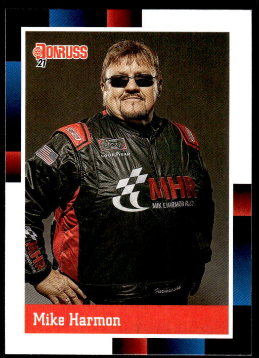 Mike Harmon 2021 Panini Donruss Racing Base Front of Card