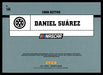 Daniel Suarez 2021 Panini Donruss Racing Base Back of Card