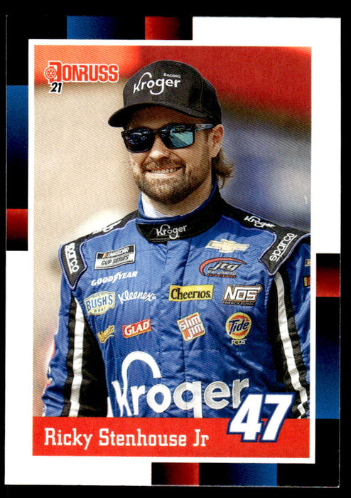 Ricky Stenhouse Jr 2021 Panini Donruss Racing Base Front of Card