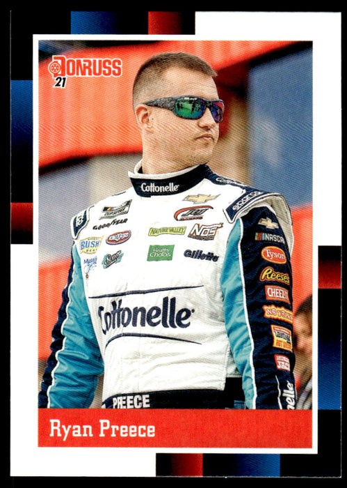 Ryan Preece 2021 Panini Donruss Racing Base Front of Card