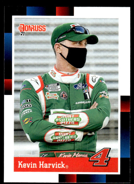 Kevin Harvick 2021 Panini Donruss Racing Base Front of Card