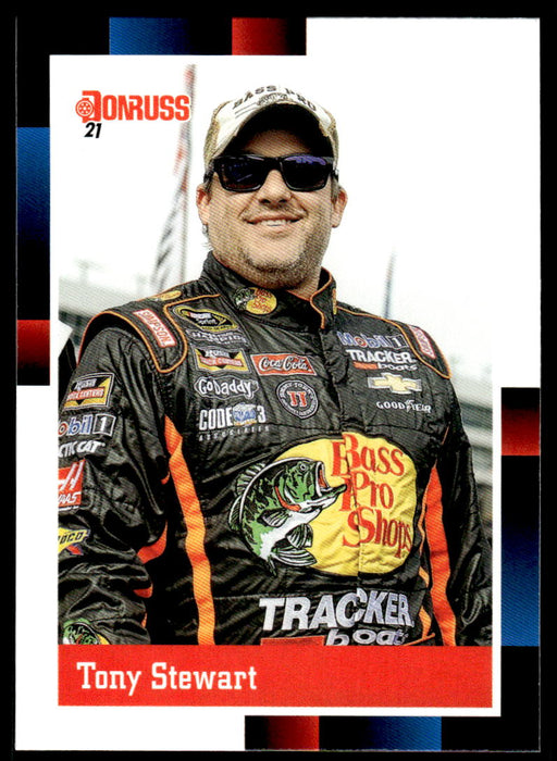 Tony Stewart 2021 Panini Donruss Racing Base Front of Card