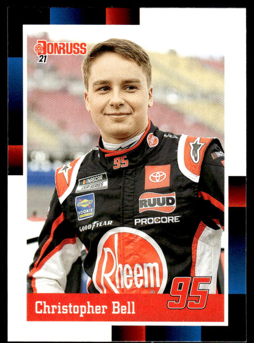 Christopher Bell 2021 Panini Donruss Racing Base Front of Card