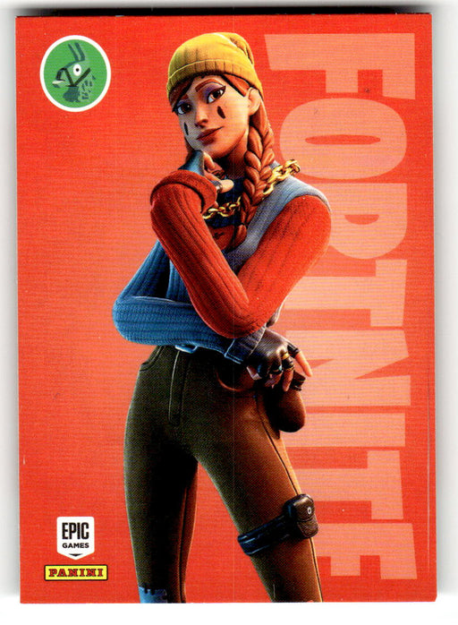 Aura (Winter Hunter) 2021 Panini Fortnite Series 3 Front of Card