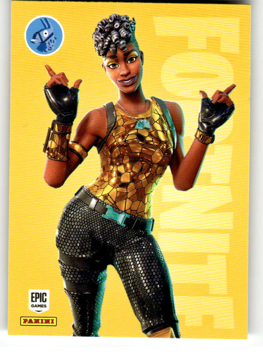 Disco Diva 2021 Panini Fortnite Series 3 Front of Card