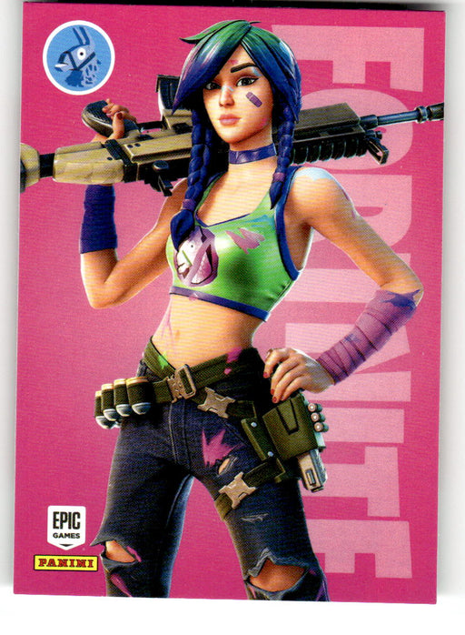 Splatterella 2021 Panini Fortnite Series 3 Front of Card