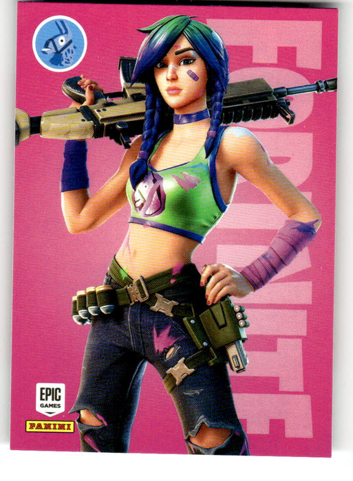 Splatterella 2021 Panini Fortnite Series 3 Front of Card