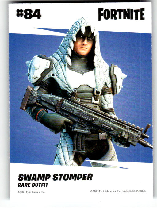 Swamp Stomper 2021 Panini Fortnite Series 3 Back of Card