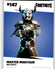 Master Minotaur 2021 Panini Fortnite Series 3 Back of Card